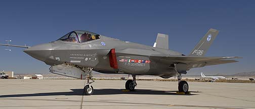 Lockheed-Martin F-35A Lightning II at Edwards Air Force Base, October 23, 2008